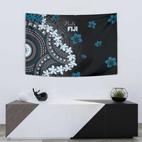 Bula Fiji Women's Day Tapestry Indigo Masi Tapa