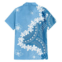 Bula Fiji Women's Day Hawaiian Shirt Turquoise Masi Tapa