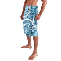 Bula Fiji Vintage Tapa Lavalava Kaivity Masi Wave Motifs - Turquoise LT7 - Polynesian Pride