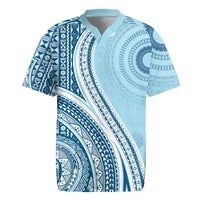 Bula Fiji Vintage Tapa Rugby Jersey Kaivity Masi Wave Motifs - Turquoise LT7 Turquoise - Polynesian Pride
