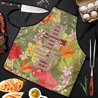 Mahalo Hawaii - Ka Pule a ka Haku Apron Tropical Flowers