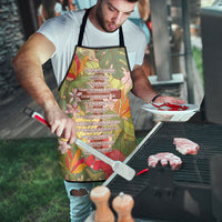 Mahalo Hawaii - Ka Pule a ka Haku Apron Tropical Flowers
