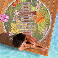 Mahalo Hawaii - Ka Pule a ka Haku Beach Blanket Tropical Flowers