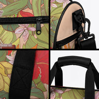 Mahalo Hawaii - Ka Pule a ka Haku Duffle Bag Tropical Flowers