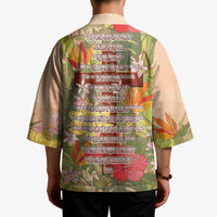 Mahalo Hawaii - Ka Pule a ka Haku Kimono Tropical Flowers LT7 - Polynesian Pride