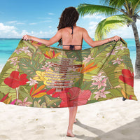 Mahalo Hawaii - Ka Pule a ka Haku Sarong Tropical Flowers