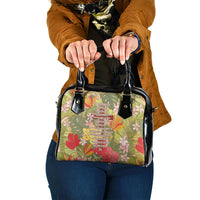 Mahalo Hawaii - Ka Pule a ka Haku Shoulder Handbag Tropical Flowers