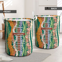 Mahalo Hawaii - Ka Pule a ka Haku Laundry Basket Mixed Lei