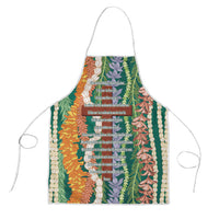 Mahalo Hawaii - Ka Pule a ka Haku Apron Mixed Lei