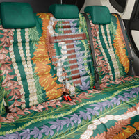Mahalo Hawaii - Ka Pule a ka Haku Back Car Seat Cover Mixed Lei