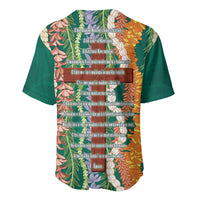 Mahalo Hawaii - Ka Pule a ka Haku Baseball Jersey Mixed Lei