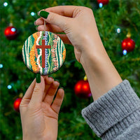 Mahalo Hawaii - Ka Pule a ka Haku Ceramic Ornament Mixed Lei