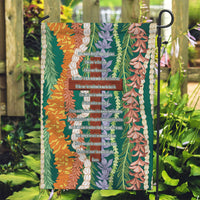 Mahalo Hawaii - Ka Pule a ka Haku Garden Flag Mixed Lei
