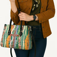 Mahalo Hawaii - Ka Pule a ka Haku Leather Bag Mixed Lei