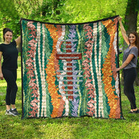 Mahalo Hawaii - Ka Pule a ka Haku Quilt Mixed Lei
