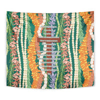Mahalo Hawaii - Ka Pule a ka Haku Tapestry Mixed Lei