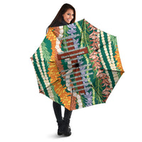 Mahalo Hawaii - Ka Pule a ka Haku Umbrella Mixed Lei
