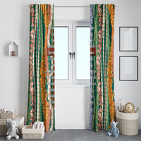 Mahalo Hawaii - Ka Pule a ka Haku Window Curtain Mixed Lei