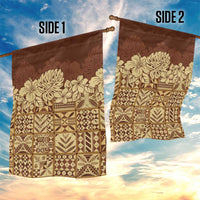 Niue Hiapo Motif Garden Flag Tapa Classic LT7 - Polynesian Pride