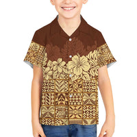 Niue Hiapo Motif Hawaiian Shirt Tapa Classic LT7 - Polynesian Pride