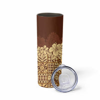 Niue Hiapo Motif Skinny Tumbler Tapa Classic