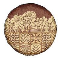 Niue Hiapo Motif Spare Tire Cover Tapa Classic LT7 - Polynesian Pride