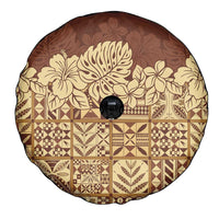 Niue Hiapo Motif Spare Tire Cover Tapa Classic LT7 - Polynesian Pride