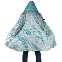 Sharks Couple Dreamy Polynesians Floral Sea Cloak Turquoise LT7 Unisex Turquoise - Polynesian Pride