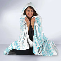 Sharks Couple Dreamy Polynesians Floral Sea Hooded Blanket Turquoise LT7 - Polynesian Pride