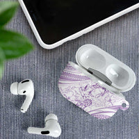 Sharks Couple Dreamy Polynesians Floral Sea AirPods Case Lilac LT7 - Polynesian Pride