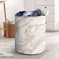 Sharks Couple Dreamy Polynesians Floral Sea Laundry Basket Hazel LT7 Hazel - Polynesian Pride