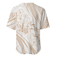 Sharks Couple Dreamy Polynesians Floral Sea Baseball Jersey Hazel LT7 - Polynesian Pride