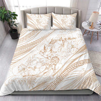 Sharks Couple Dreamy Polynesians Floral Sea Bedding Set Hazel - Polynesian Pride