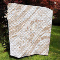 Sharks Couple Dreamy Polynesians Floral Sea Quilt Hazel - Polynesian Pride