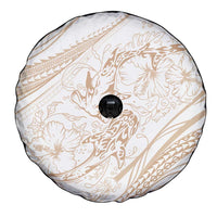 Sharks Couple Dreamy Polynesians Floral Sea Spare Tire Cover Hazel - Polynesian Pride