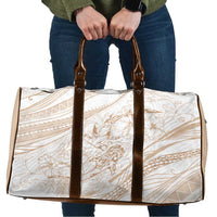 Sharks Couple Dreamy Polynesians Floral Sea Travel Bag Hazel - Polynesian Pride