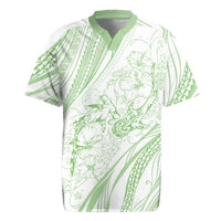Sharks Couple Dreamy Polynesians Floral Sea Rugby Jersey Emerald LT7 Emerald - Polynesian Pride