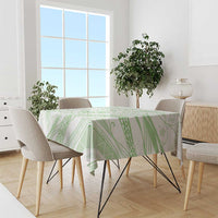 Sharks Couple Dreamy Polynesians Floral Sea Tablecloth Emerald LT7 - Polynesian Pride