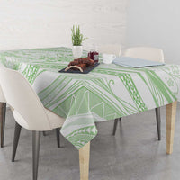 Sharks Couple Dreamy Polynesians Floral Sea Tablecloth Emerald LT7 - Polynesian Pride