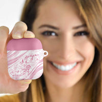 Sharks Couple Dreamy Polynesians Floral Sea AirPods Case Pink LT7 - Polynesian Pride