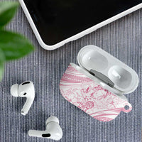 Sharks Couple Dreamy Polynesians Floral Sea AirPods Case Pink LT7 - Polynesian Pride