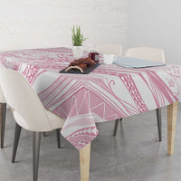 Sharks Couple Dreamy Polynesians Floral Sea Tablecloth Pink LT7 - Polynesian Pride