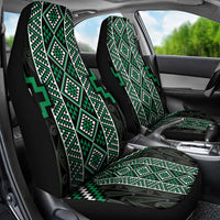 Jade Tukutuku Pattern Aotearoa Car Seat Cover Niho Taniwha and Puhoro Motifs LT7 - Polynesian Pride