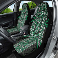 Jade Tukutuku Pattern Aotearoa Car Seat Cover Niho Taniwha and Puhoro Motifs LT7 - Polynesian Pride