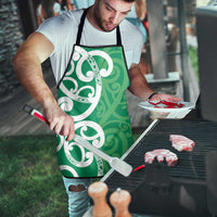 Pounamu Green Maori Apron Koru Kowhaiwhai LT7 - Polynesian Pride