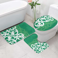 Pounamu Green Maori Bathroom Set Koru Kowhaiwhai - Polynesian Pride
