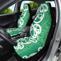 Pounamu Green Maori Car Seat Cover Koru Kowhaiwhai LT7 - Polynesian Pride