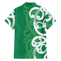 Pounamu Green Maori Hawaiian Shirt Koru Kowhaiwhai LT7 - Polynesian Pride
