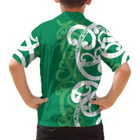 Pounamu Green Maori Hawaiian Shirt Koru Kowhaiwhai LT7 - Polynesian Pride
