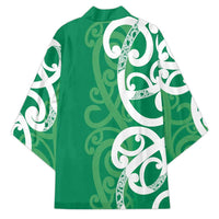 Pounamu Green Maori Kimono Koru Kowhaiwhai LT7 - Polynesian Pride